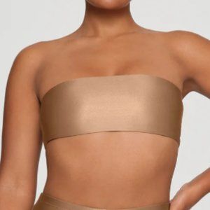 SKIMS -- SHINE JERSEY BANDEAU, SIENNA -- NWT